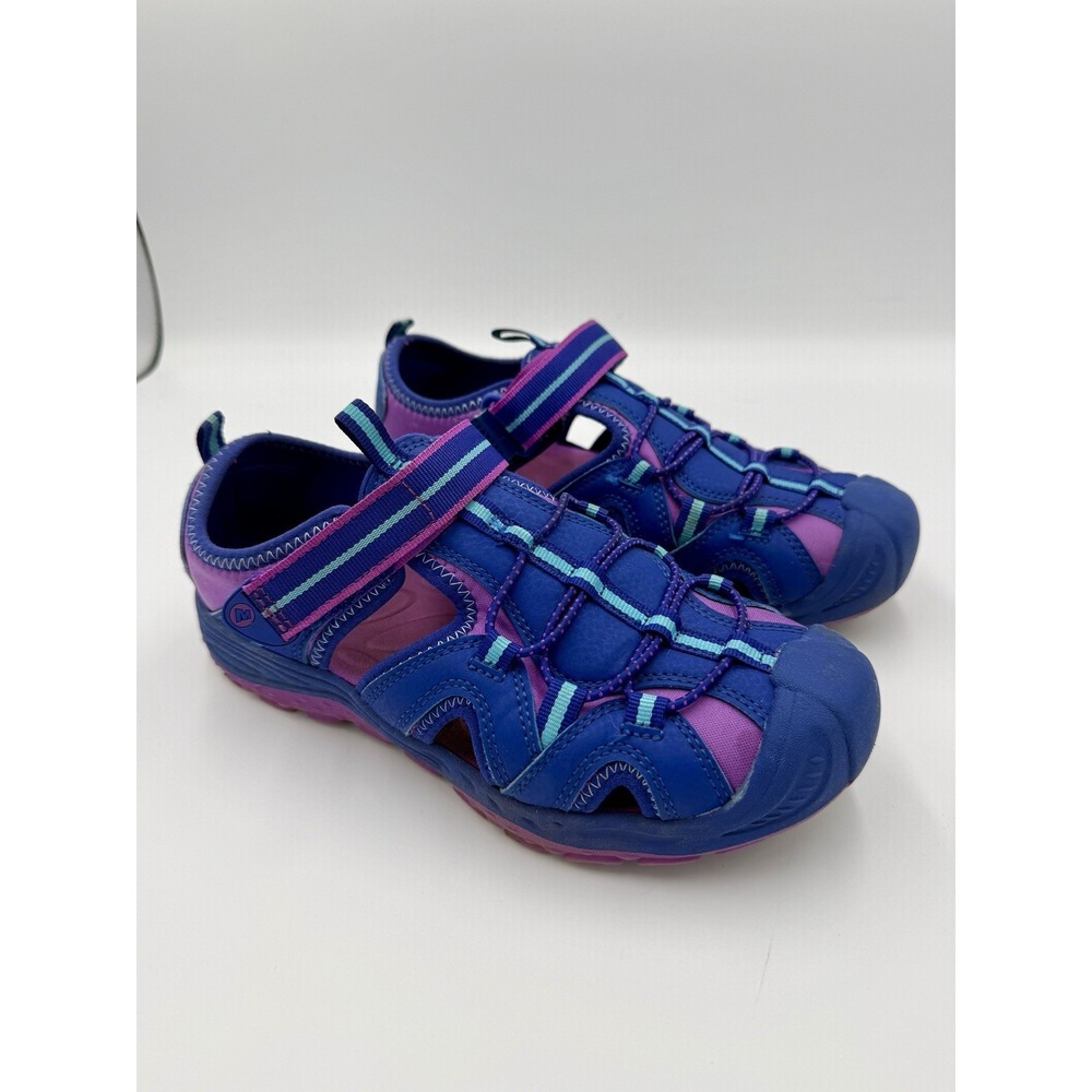 Merrell Hydro H2O Hiker Sandals Kids Girls 3 Purple Blue Hiking Outdoor Gorpcore